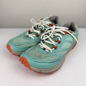 Topo Athletic Size 8 Women Terraventure 2 Running Shoes Mint Tangerine Vibram